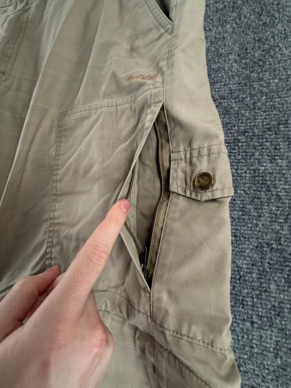 Fjallraven Karl Zip Off Regular Low Convertible Hiking Pants US 37 ACTL 38X32